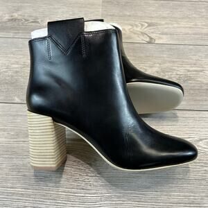 Mercedes Castillo Bailee Black Leather Booties - Size 7
